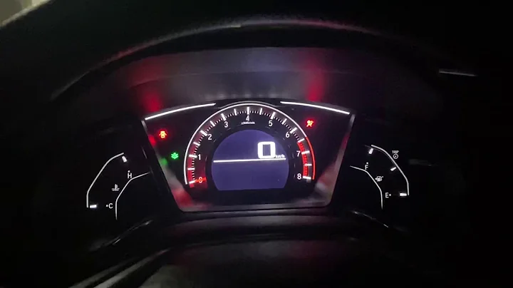 HONDA CIVIC 2020 RS TURBO 1.5 start up +revs