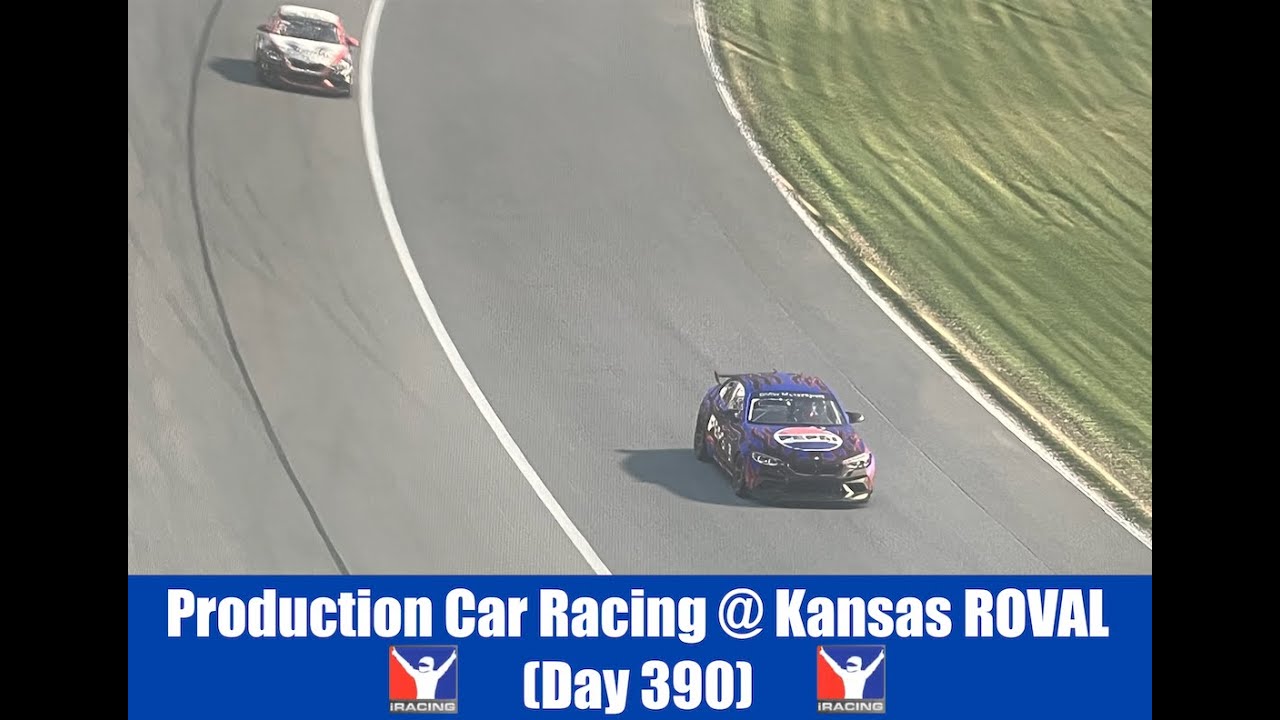Production Car Racing @ Kansas ROVAL (Day 390) - iRacing Gameplay - YouTube