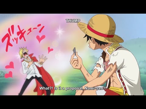 one piece- nami's proposal to sanji