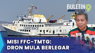 4 Dron Berlegar Atas Kapal Conscience - MyCARE (B9)
