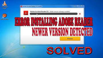 Error saat instal Adobe Acrobat Reader (Newer Version already installed) - Solved 100%