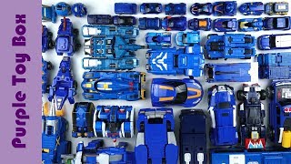 49 blue Transformers Car Airplane Dinosaur Robot Toys