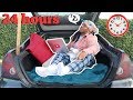 Living In My CAR For 24 HOURS! (never again)