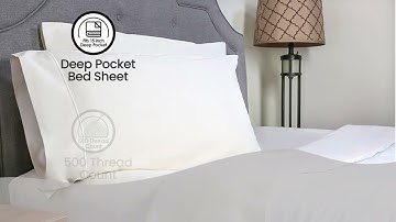 Whisper Organics 500 Thread Count Bed Sheet Set