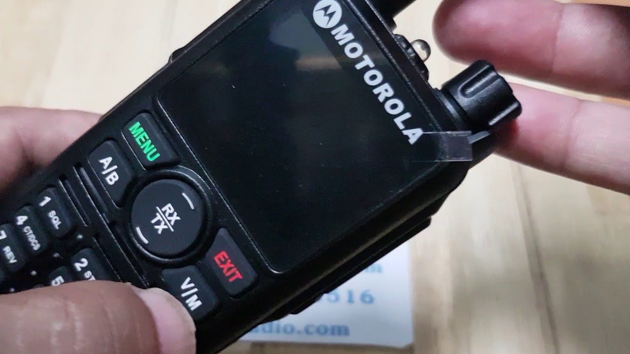 วิธีฟังวิทยุ FM Radio Motorola gp888