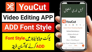 YouCut Video Editor Tutorial | How to ADD Custom Fonts in YouCut | YouCut Video Editing App