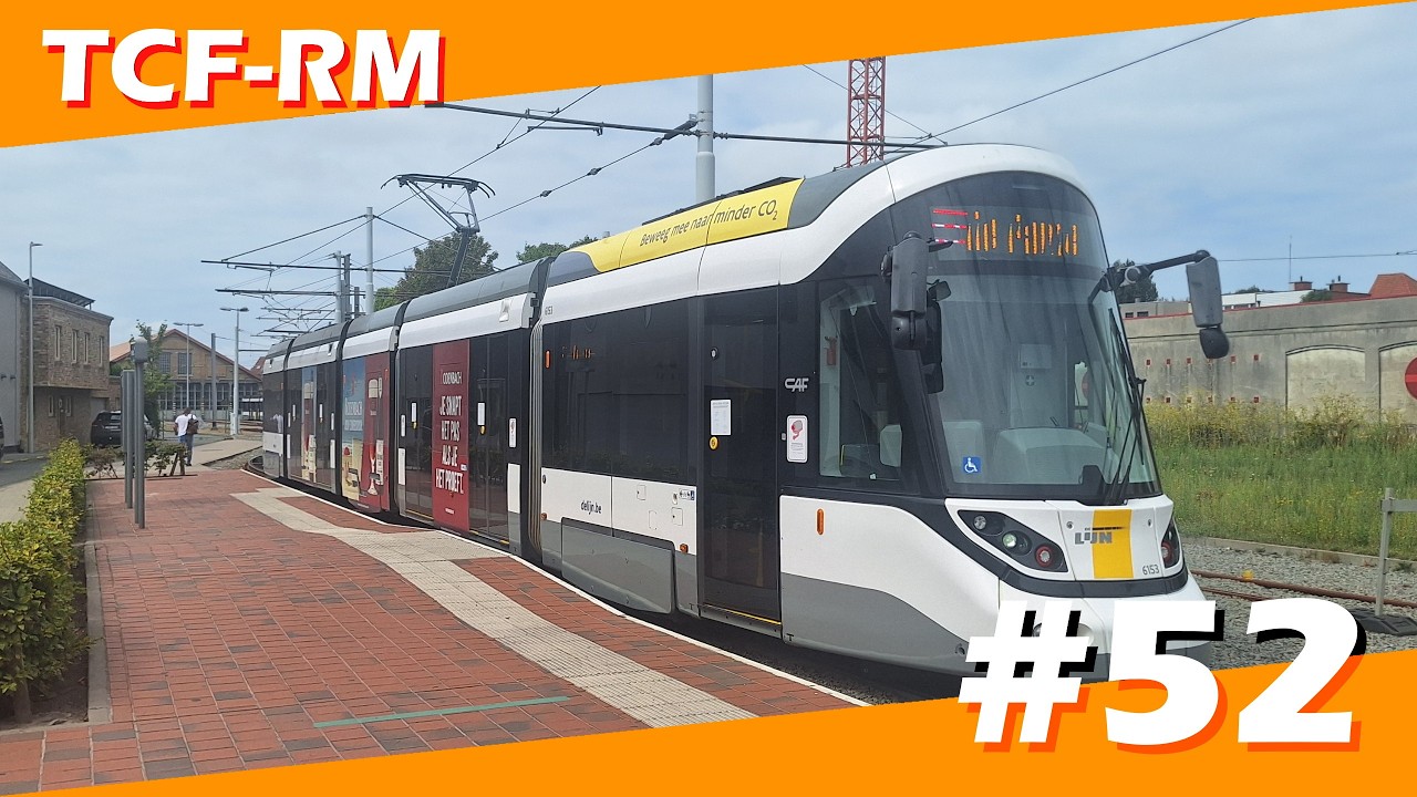 [ TCF-RM ] #52 - Un tour sur la ligne Kusttram | De Lijn | CAF Urbos 100 / HermeLijn