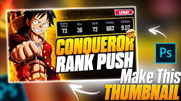 HOW TO MAKE LIVE STREAM THUMBNAILS 🤯 || LIVE STREAM THUMBNAILS KAISE BANAYE 🥶 PUBG THUMBNAIL EDITING