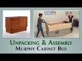 Murphy Cabinet Bed Unpacking and Assembly