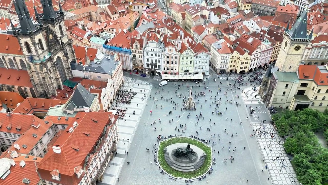 Prague from Above 🇨🇿 | Cinematic Drone 4K Cityscape (2025)
