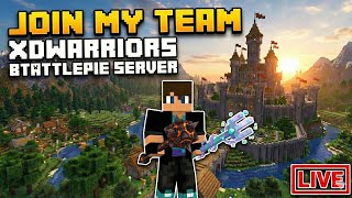 BATTLEPIE SERVER LIVE NOW JOIN MY TEAM FREE JOINING 🔴❤️