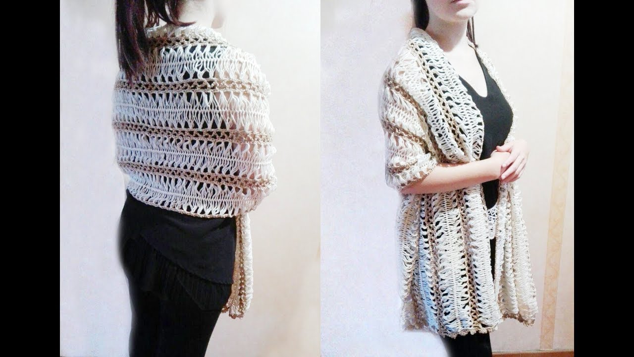 Stola forcella e uncinetto | Completo Gaia