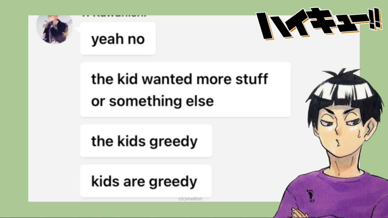 Are You A Psychopath? - DanPlan Skit || Haikyuu Texting Video