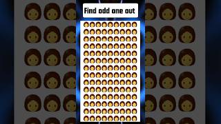 Find odd one out #iq #emoji #emojyfind