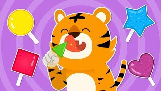 Sweet Candy Vending Machine | Learn Shapes with Animals | Circle Star Heart | Play & Learn★TidiKids screenshot 1
