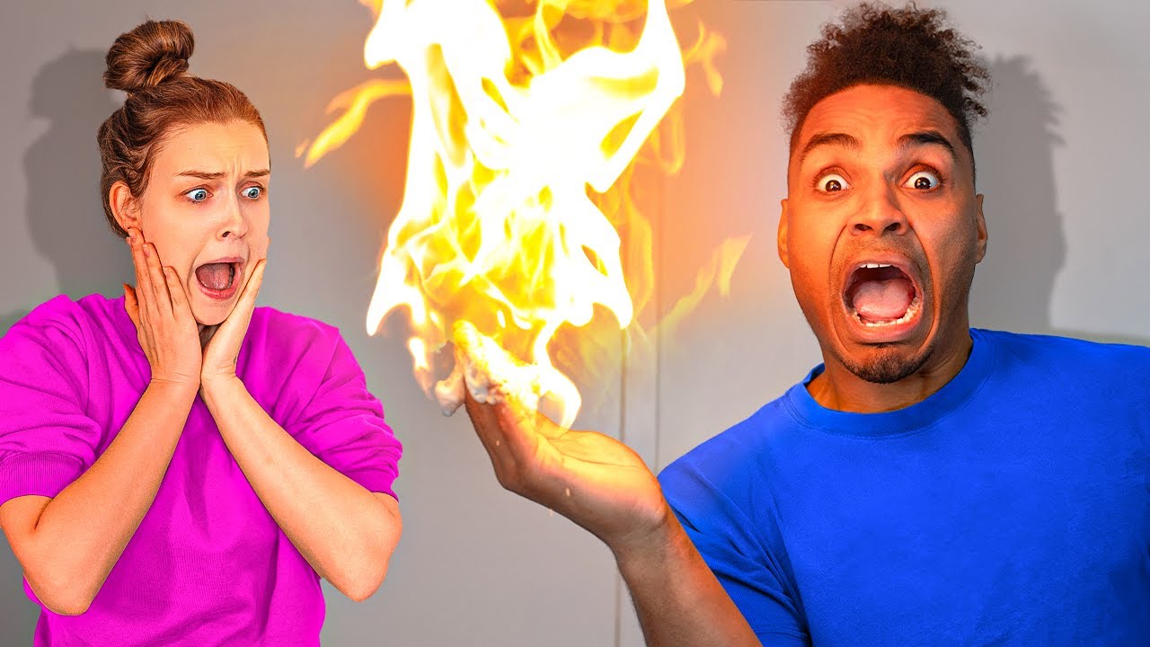 MEINE HAND BRENNT 🔥 Gefährliche Tiktok Experimente 😳🧯(ft. Theresa)