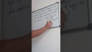 video 13 Résolution équation 1er degré et son application problèmes réels #foryou #mathematics