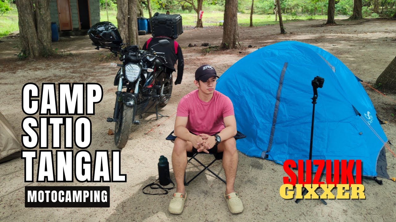 Motocamping - Camp Sitio Tangal | Suzuki Gixxer 155 - SC Project exhaust