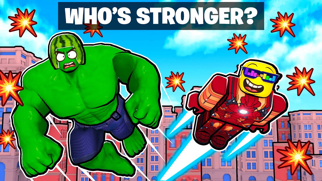 HULK vs IRONMAN In SUPER POWER TYCOON