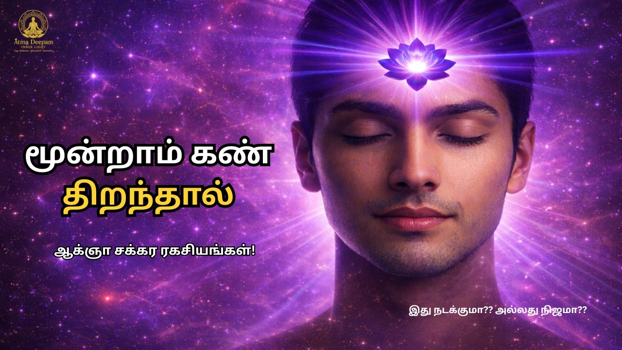 மூன்றாம் கண் திறந்தால் உங்கள் வாழ்வில் நடக்கும் அதிசயம்! - ஆஜ்ஞா தியான ரகசியங்கள்!