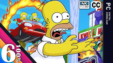 The Simpsons: Hit and Run |【Level 6 | 100% Walkthrough | 4KHD】