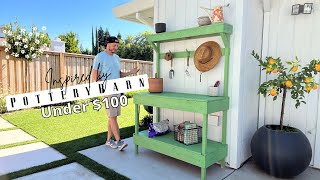 How to Make Your Own Garden Potting Table