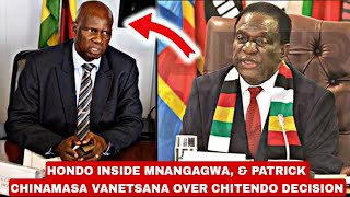 Chabvondokaa🥵muZanu-PF Mnangagwa, & Patrick Chinamasa vanetsana over Chitendo decision pashataa💔🤯