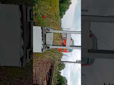 ЭД4М-0298 на мосту. Два поезда сразу