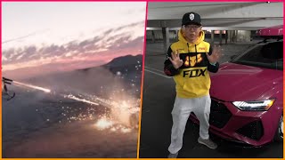 YouTuber arrested for shooting fireworks at £275,000 Lamborghini from