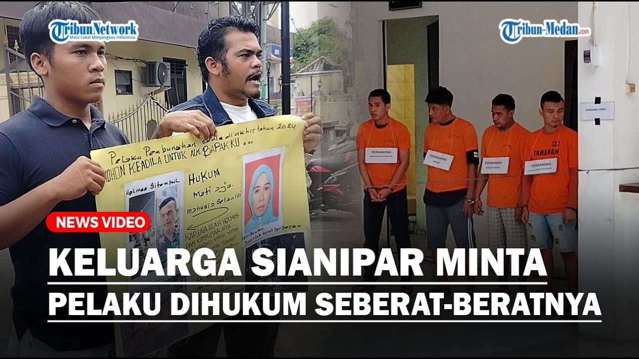 Keluarga Korban Andreas Sianipar Minta Keadilan, Tuntut Pelaku Pembunuhan Dihukum Seberat-Beratnya