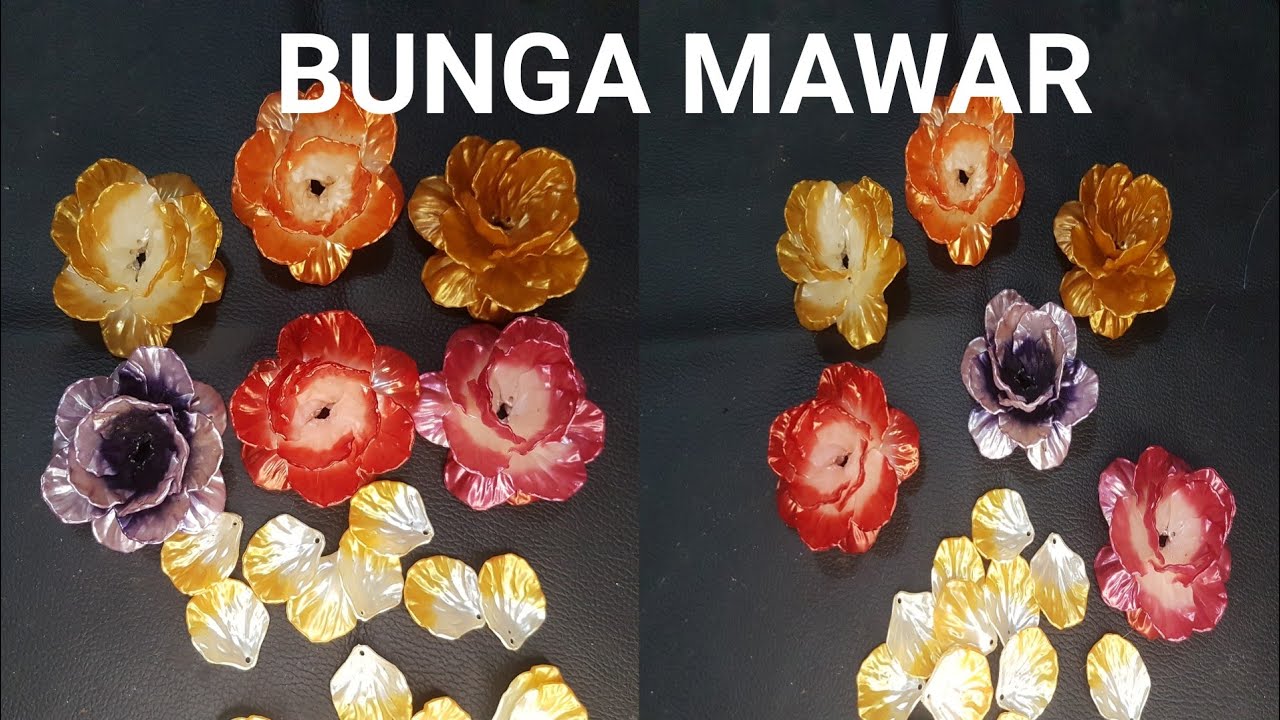 CARA MEMBUAT  BUNGA AKRILIK. #wiwiakrilik. #bungaakrilik #tutorialbungaakrilik.