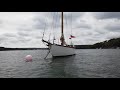 Vintage yacht driac entrances with her looks presence and nononsense sailing ability