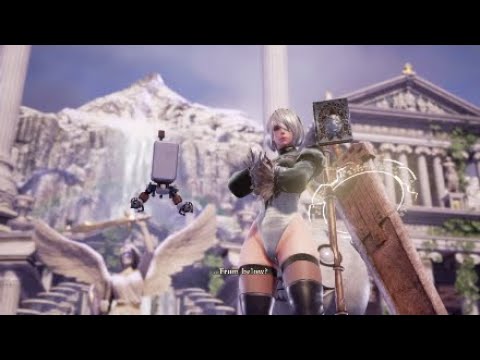 Soulcalibur VI 2B's Best Winpose "Alert, We are Being Watched from Below" Feat. Emil's Head