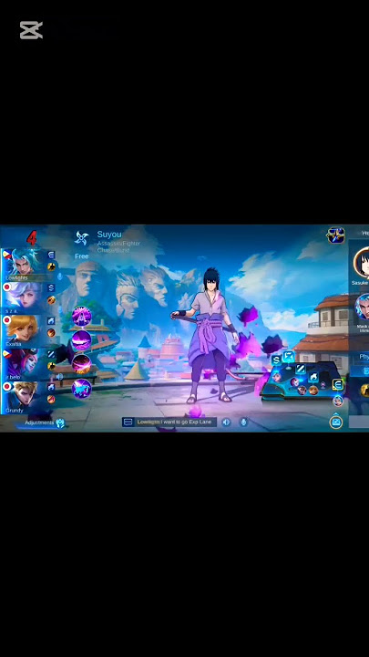 sasuke loading screen #mobilelegends #mlbb #sasuke