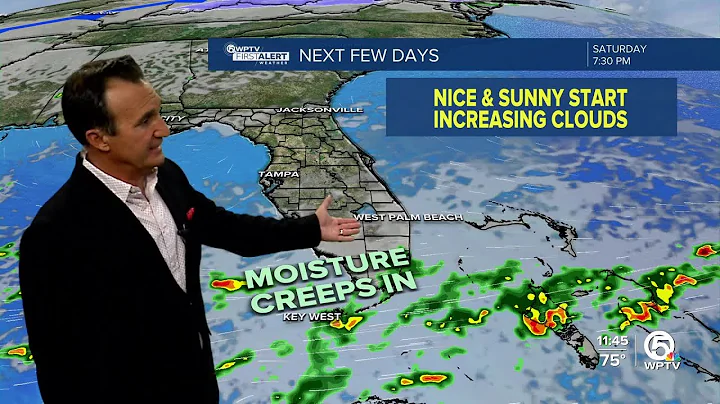 WPTV First Alert Weather Forecast for Afternoon of Friday, Dec. 12, 2025