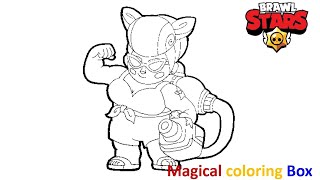 Magical Coloring Box | Brawl Stars Pam Drawing