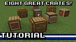 Minecraft: 8 Great Crates! [Tutorial]