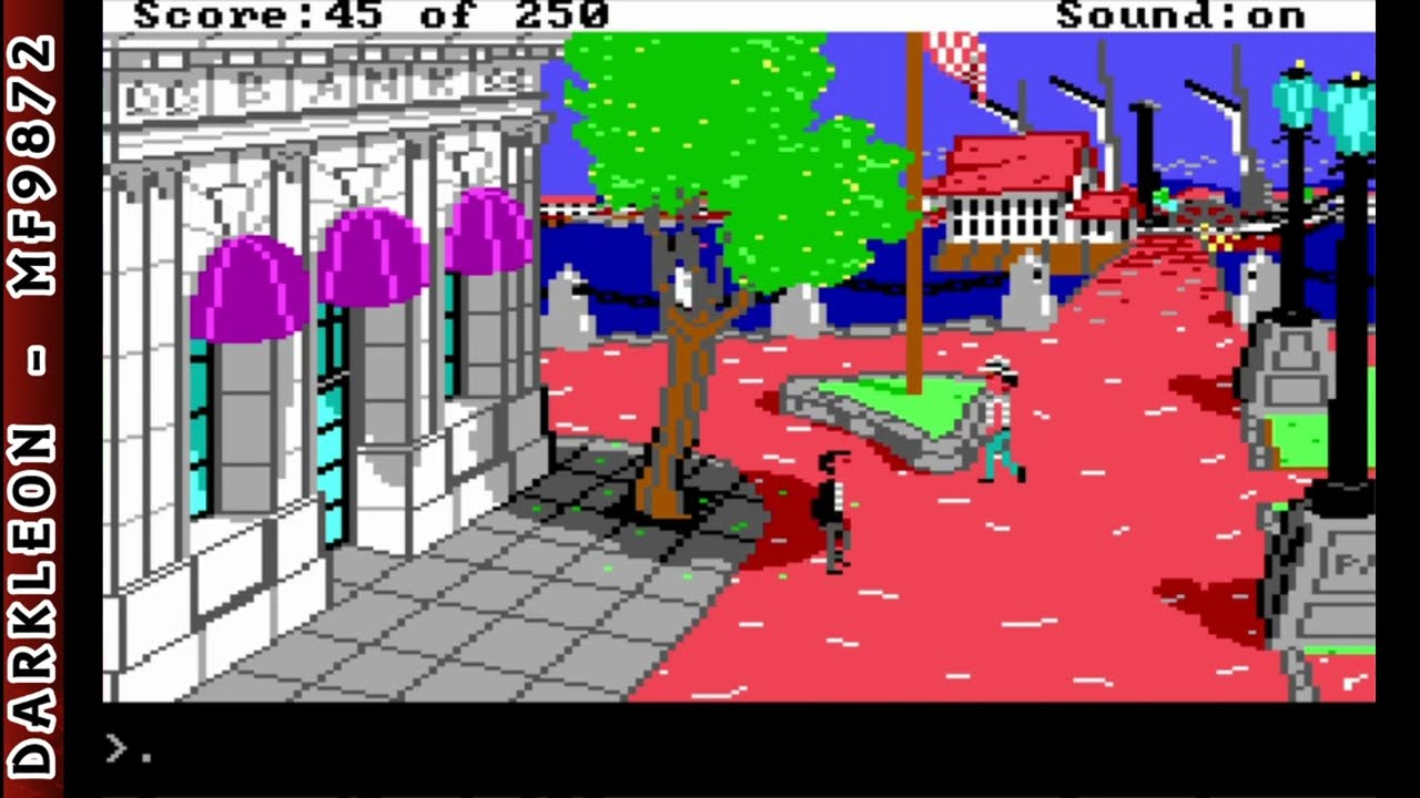 GOLD RUSH! © 1988 Sierra - PC DOS - Gameplay