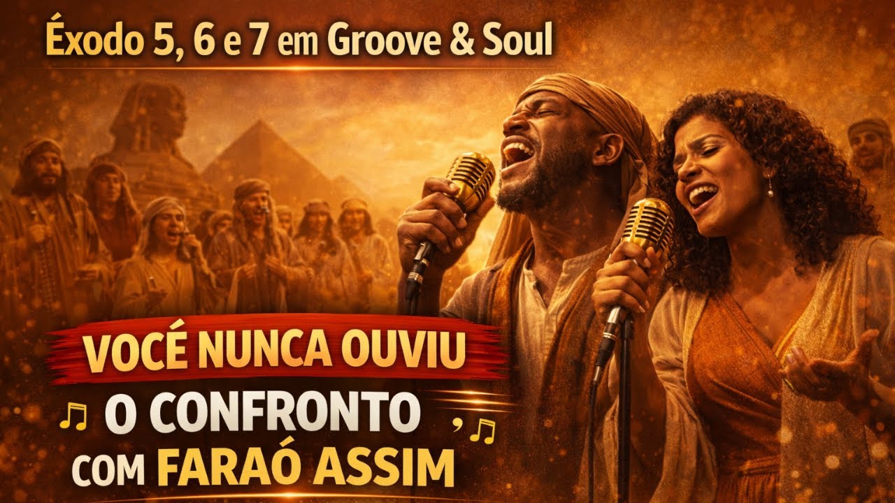 Êxodo 5, 6 e 7 em Groove & Soul Gospel | Você Nunca Ouviu o Confronto com Faraó Assim