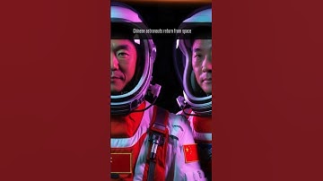 Chinese astronauts return from space station after delay blamed on space debris damage