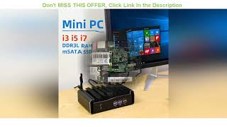 #Short XCY Fanless Mini PC Intel Core i7 7560U i5 7267U i3 7100U 8GB RAM 512GB SSD 4K UHD 300Mbps W