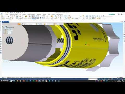Solid Edge : création d'un assemblage à partir de pièce - le tube de colle
