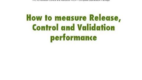 ITIL V3 Release  Control and Validation  RCV    Complete Examination Package