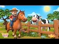 Old MacDonald Had a Farm 🐴🐄 | Fun Farm Animals Song for Kids | Learn Animal Sounds by Toonzy Wheels