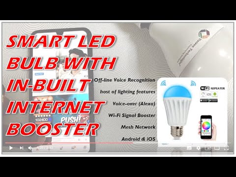 SMART Wi-Fi BULB WITH IN-BUILT INTERNET ROUTER | IIT Patna - YouTube