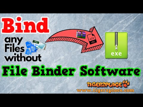 How to bind any files without file binder software  | FUD Method 2021