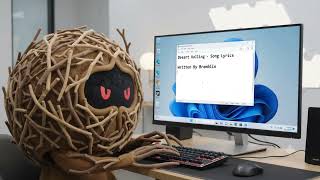 Bramblin Writing Desert Rolling Song Lyrics (Pokemon AI Mascot Typing)