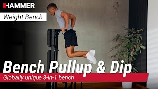 Видео о Фитнес станция HAMMER PULLUP & DIP 16000