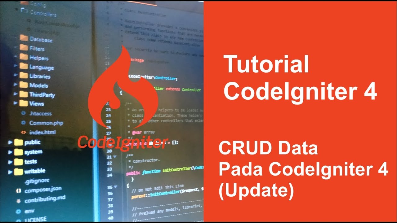 5.3 Tutorial Codeigniter 4 - CRUD Data Pada CodeIgniter 4 Part 3 - YouTube