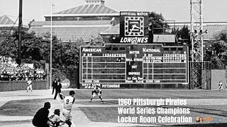 1960 Pittsburgh Pirates World Series Champions Locker Room Celebration